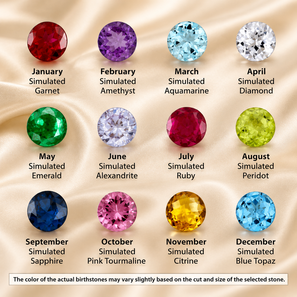 Personalized Grandma Birthstone Ring